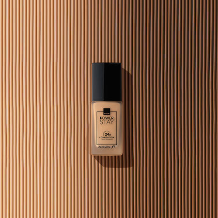 Fond de ten Power Stay 24H, 435N Warm Deep Tan, 30 ml, Avon 741224