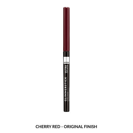 Contur retractabil de ochi Glimmerstick, Cherry Red, 1 bucata, Avon 741269