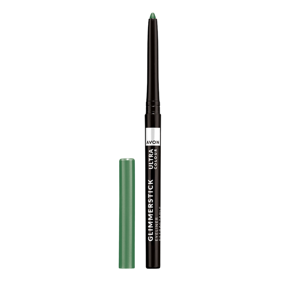 Contur retractabil de ochi Glimmerstick, Forest Green, 1 bucata, Avon