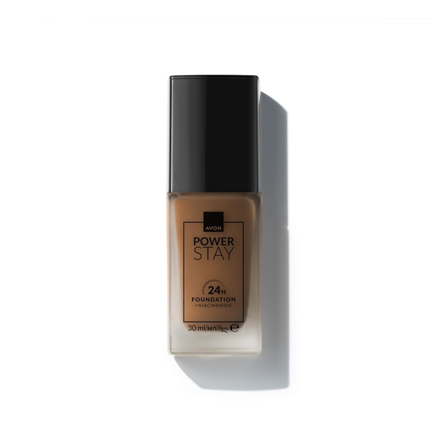 Fond de ten Power Stay 24H, 525N Dark Cocoa, 30 ml, Avon