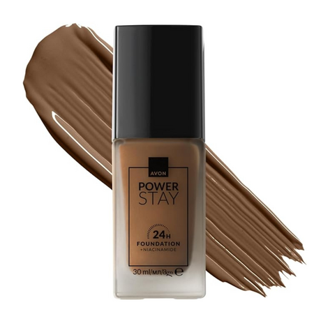 Fond de ten Power Stay 24H, 525N Dark Cocoa, 30 ml, Avon 741433