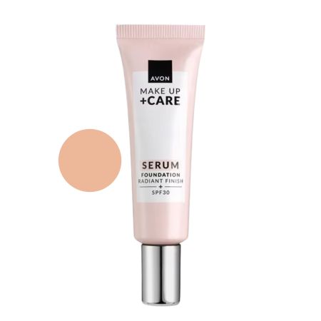 Fond de ten tip ser 3 in 1 Make-up+Care, SPF30, 115P Pale Pink, 30 ml, Avon