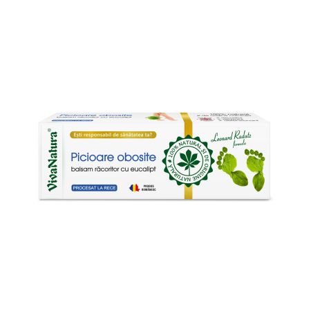 Balsam racoritor pentru picioare obosite, 75 ml, Vivanatura