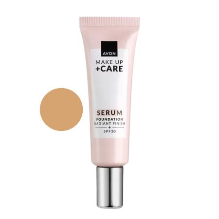 Fond de ten tip ser 3 in 1 Make-up+Care, SPF30, 245N Natural Beige, 30 ml, Avon