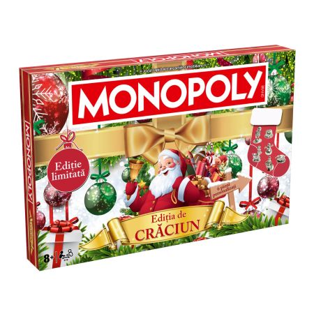 Joc de Monopoly - editie de Craciun, 8 ani+, Hasbro