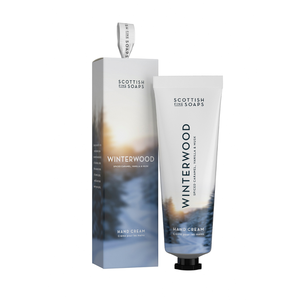 Crema pentru maini Winterwood, 75 ml, Scottish Fine Soaps