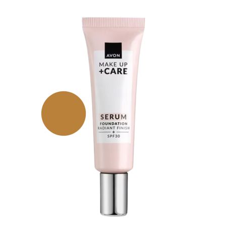 Fond de ten tip ser 3 in 1 Make-up+Care, 355G Light Caramel, 30 ml, Avon