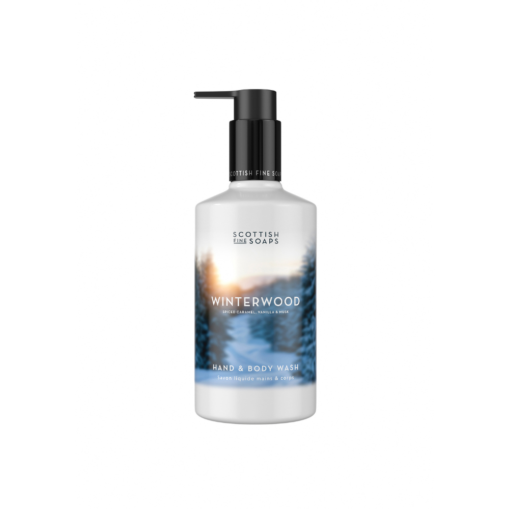 Sapun lichid pentru maini si corp Winterwood, 300 ml, Scottish Fine Soaps