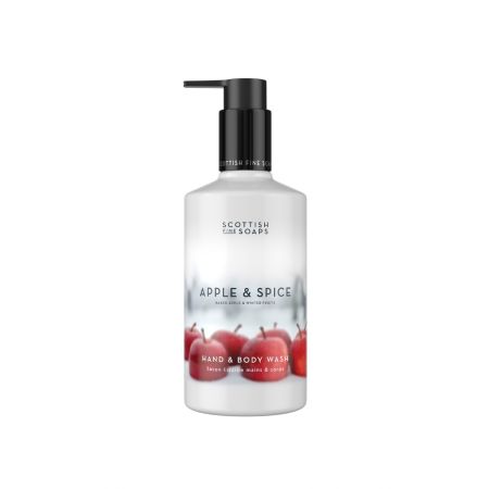 Sapun pentru pentru maini si corp Apple & Spice, 300 ml, Scottish Fine Soaps