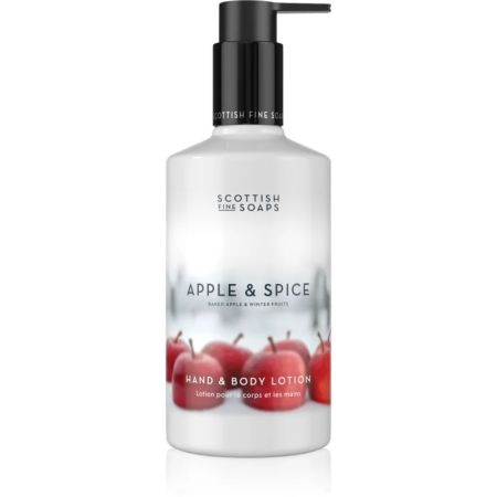 Lotiune pentru maini si corp Apple&Spice, 300 ml, Scottish Fine Soaps