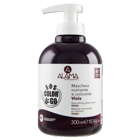 Masca pentru nuantarea parului Color Mask, Violet, 300 ml, Alama