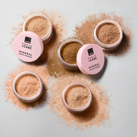 Pudra minerala Make-up+Care, Deep, 6 g, Avon 741738