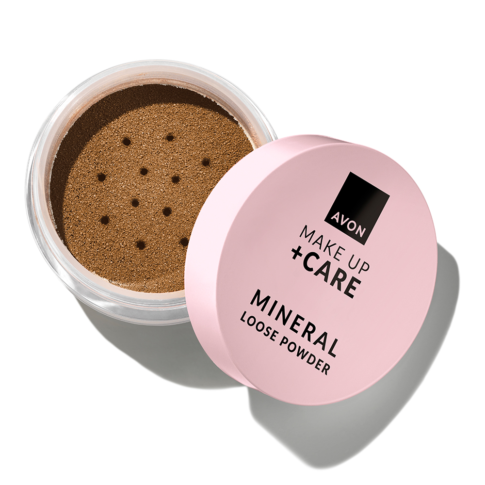 Pudra minerala Make-up+Care, Deep, 6 g, Avon