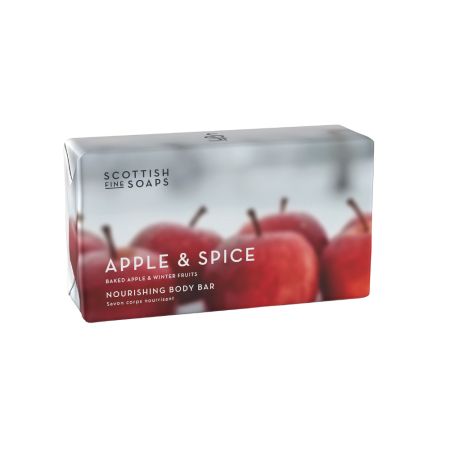 Sapun solid Apple & Spice, 220 g, Scottish Fine Soaps