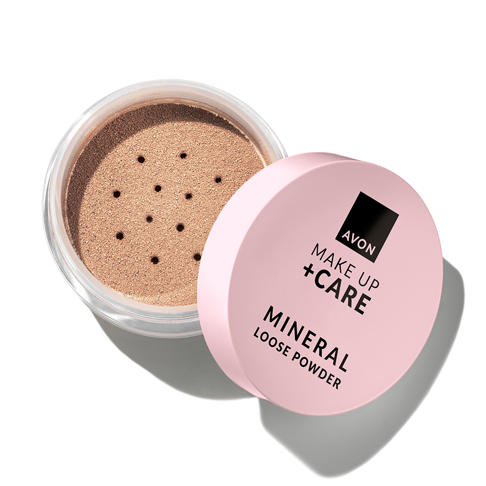 Pudra minerala Make-up+Care, Light Medium, 6 g, Avon