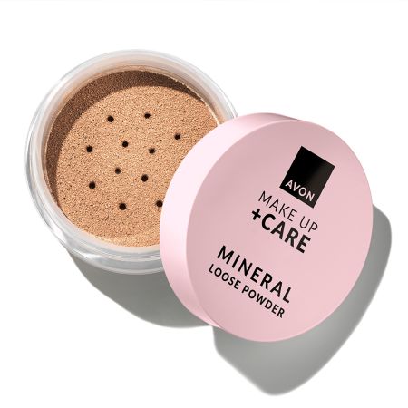 Pudra minerala Make-up+Care, Medium, 6 g, Avon