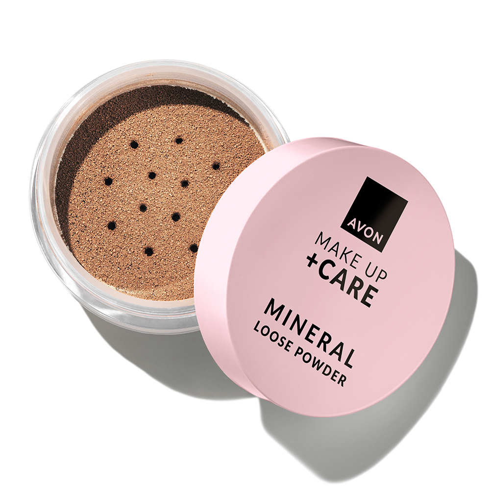 Pudra minerala Make-up+Care, Medium Deep, 6 g, Avon