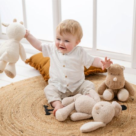 Jucarie de plus, 34 cm, Teddy Iepurasul, 0 luni+, Nattou 742101