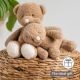 Jucarie de plus, 24 cm, Teddy Baby Ursulet, 0 luni+, Nattou 742109