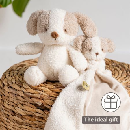 Jucarie de plus, 24 cm, Teddy Baby Catelus, 0 luni+, Nattou 742180