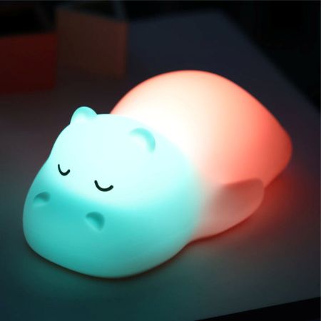 Lampa de veghe, 16 cm, Hipopotam, Nattou 742192