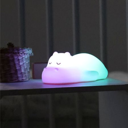 Lampa de veghe, 16 cm, Hipopotam, Nattou 742193