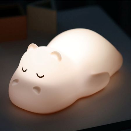 Lampa de veghe, 16 cm, Hipopotam, Nattou 742190