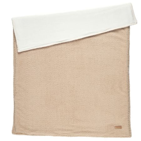 Paturica cu 2 fete Supersoft, 100x75 cm, Bej, Nattou