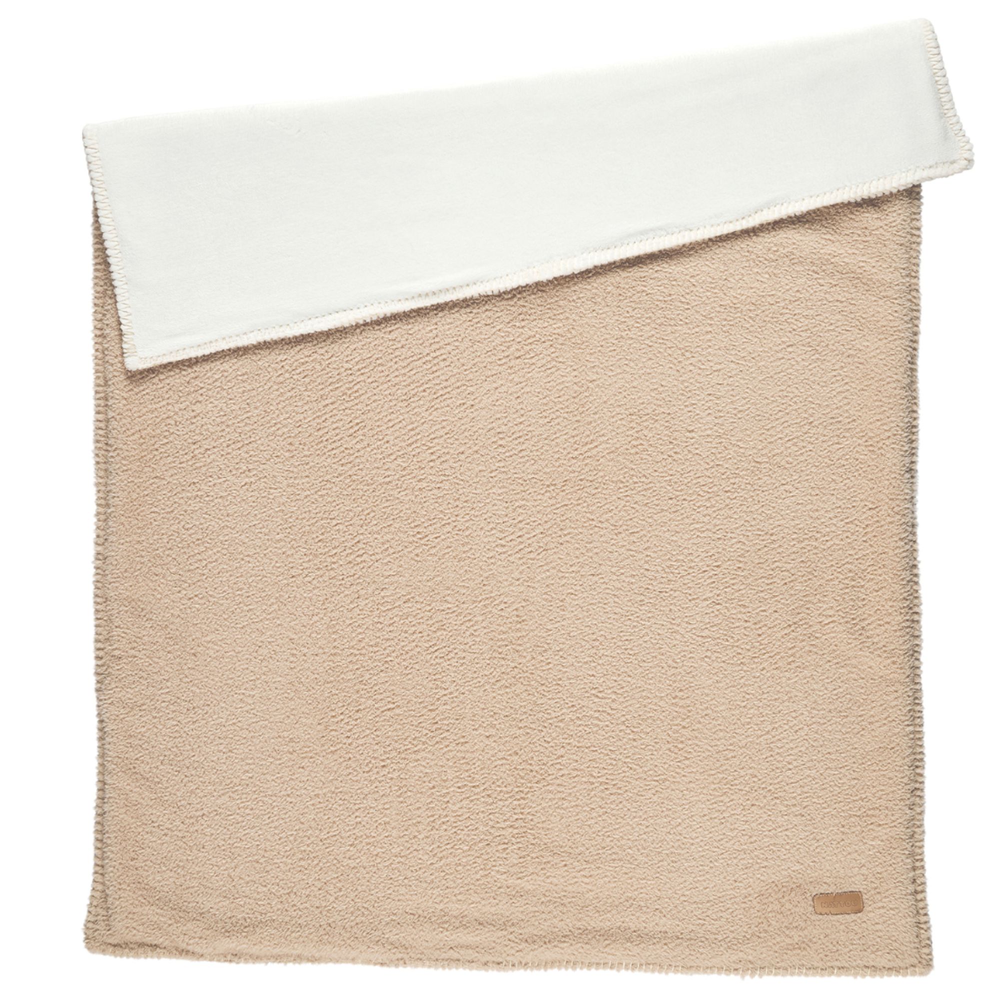 Paturica cu 2 fete Supersoft, 100x75 cm, Bej, Nattou