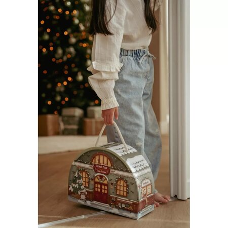 Calendar de advent cu sine de tren si cutie portabila, 2 ani+, Little Dutch 742385