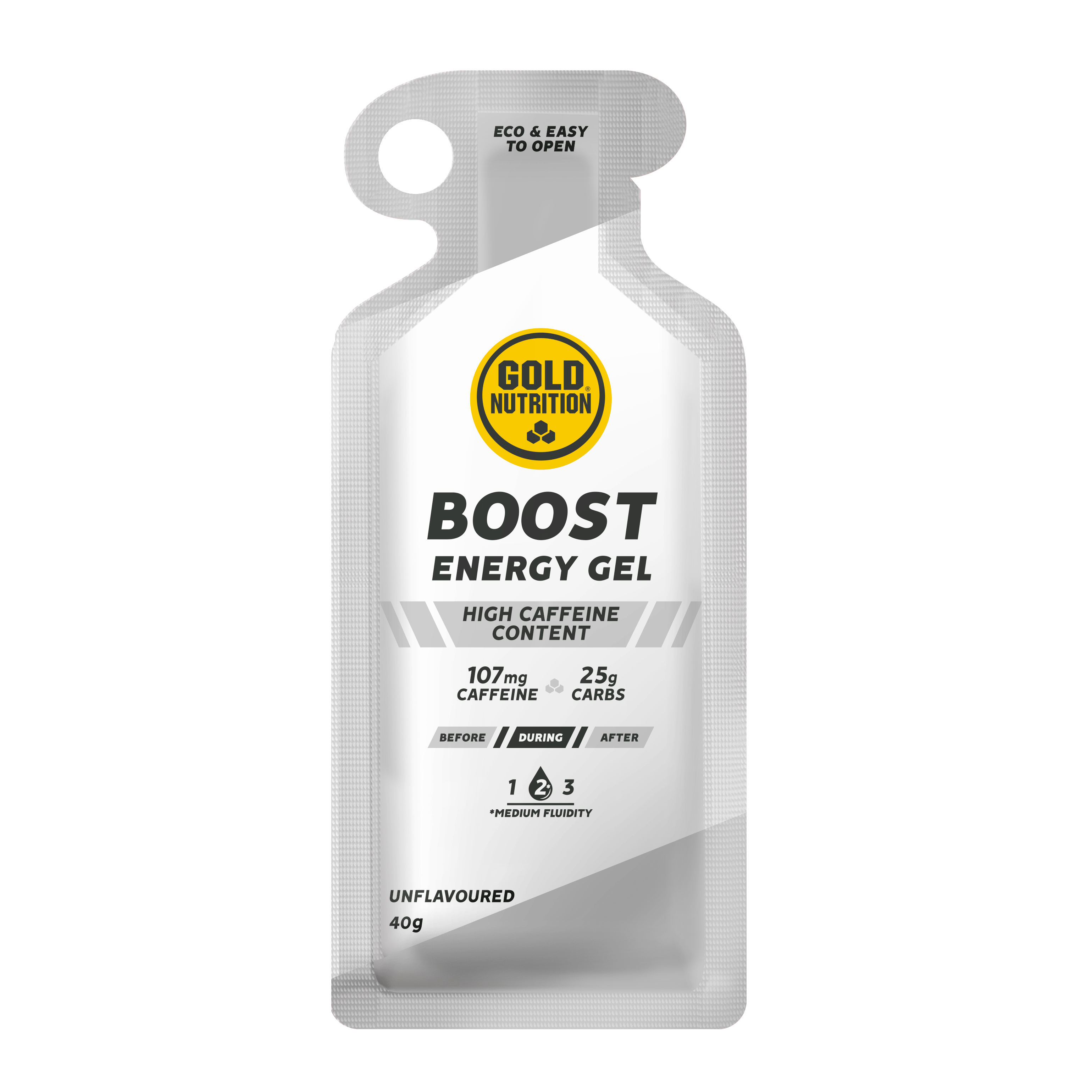 Gel energizant fara aroma Bost Energy, 40 g, Gold Nutrition