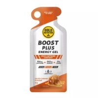 Gel energizant cu aroma de caramel sarat Boost Plus, 40 g, Gold Nutrition
