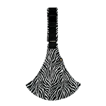 Marsupiu pentru toddler, Zebra Black, 9 luni+, Wildride 742639