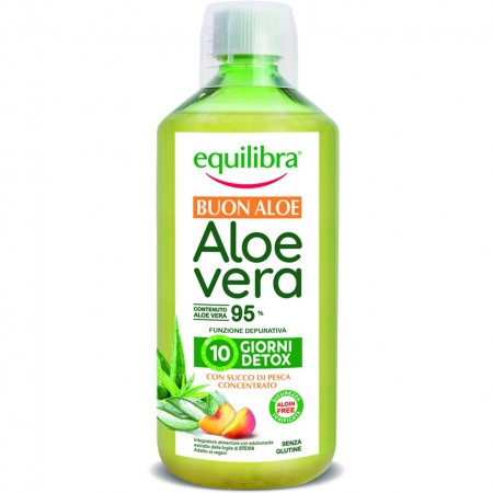 Buon Aloe cu Gust de Piersica, 500 ml, Equilibra