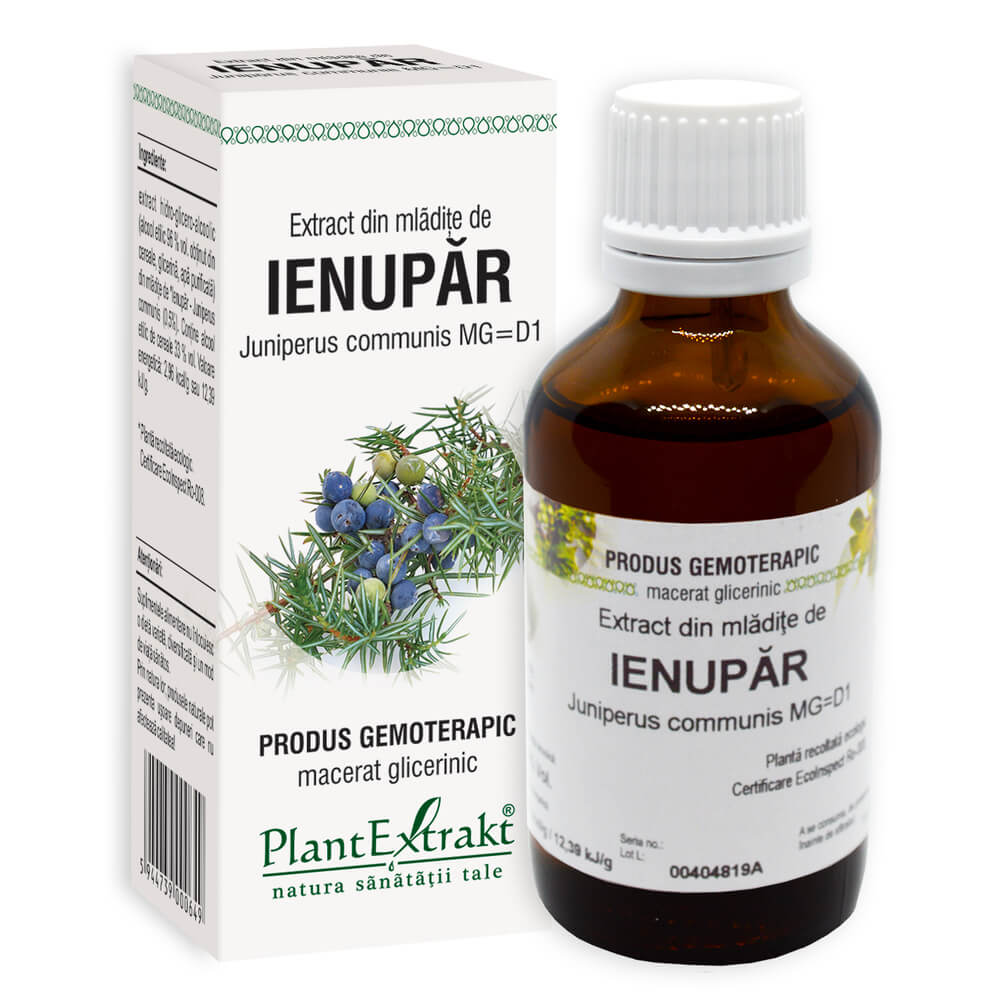 Extract de mladite de Ienupar, 50 ml, PlantExtrakt