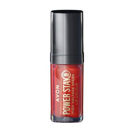 Ruj lichid Powerstay High Voltage Spark, Scarlet Flame, 7 ml, Avon