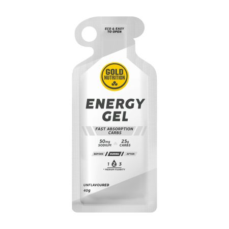 Gel energizant fara aroma Energy, 40 g, Gold Nutrition