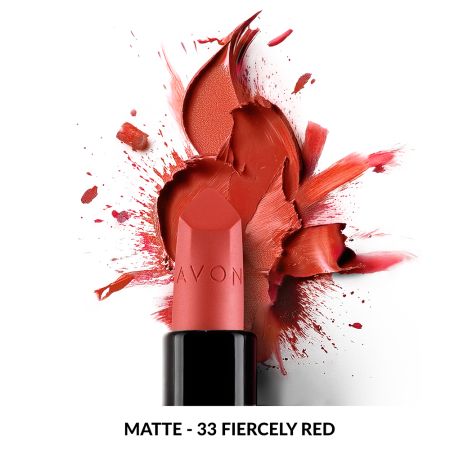 Ruj ultra mat, 33 Fiercely Red, 3.6 g, Avon 742976