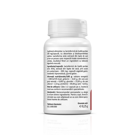 Lactoferrin, 30 capsule, Zenyth 743095