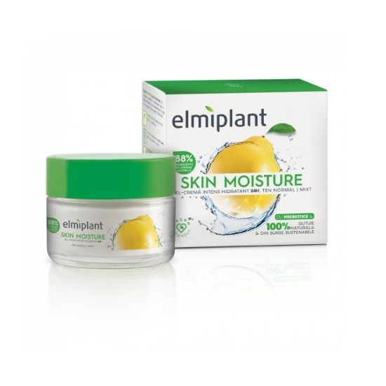 Crema hidratanta ten normal mixt Elmiplant 24h Skin Moisture, 50 ml, Sarantis