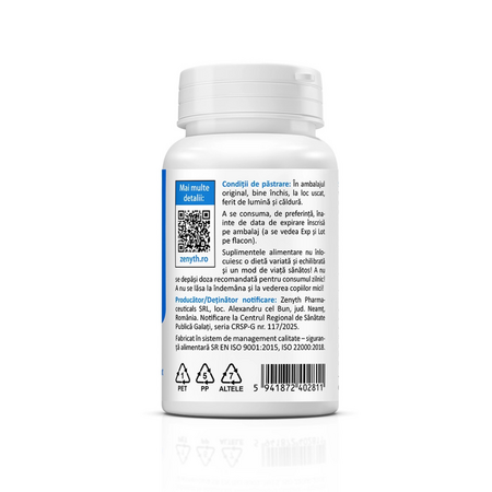 Magneziu Malat Optimum 1000 mg, 30 capsule, Zenyth 743104