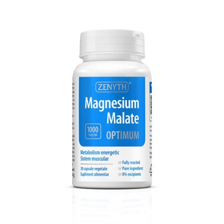 Magneziu Malat Optimum 1000 mg, 30 capsule, Zenyth