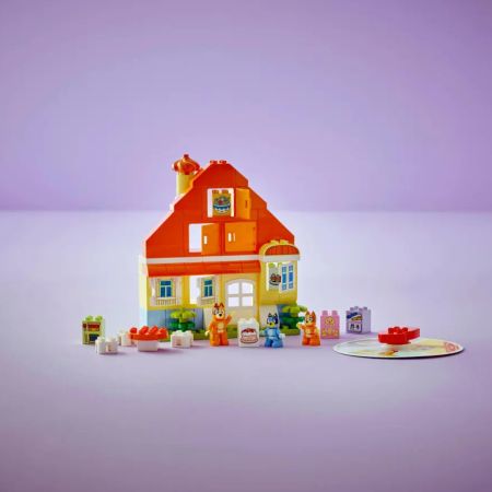 Casa de familie a lui Blue, cu un joc de memorie, 3 ani+, 10459, 83 de piese, Lego Duplo 743182