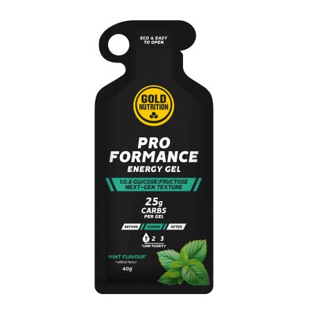 Gel energizant cu aroma de menta Pro Formance, 40 g, Gold Nutrition