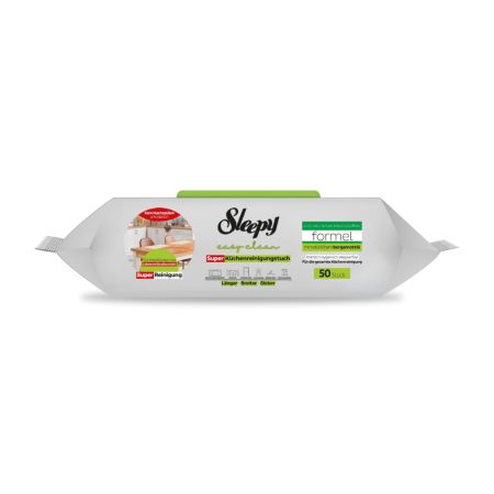 Servetele umede pentru bucatarie Easy Clean, Bergamot Oil, 50 bucati, Sleepy 743278