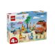 Calatoria familiei lui Blue cu masina la plaja, 4 ani+, 11202, 133 piese, Lego Bluey 743293