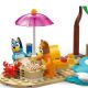 Calatoria familiei lui Blue cu masina la plaja, 4 ani+, 11202, 133 piese, Lego Bluey 743295
