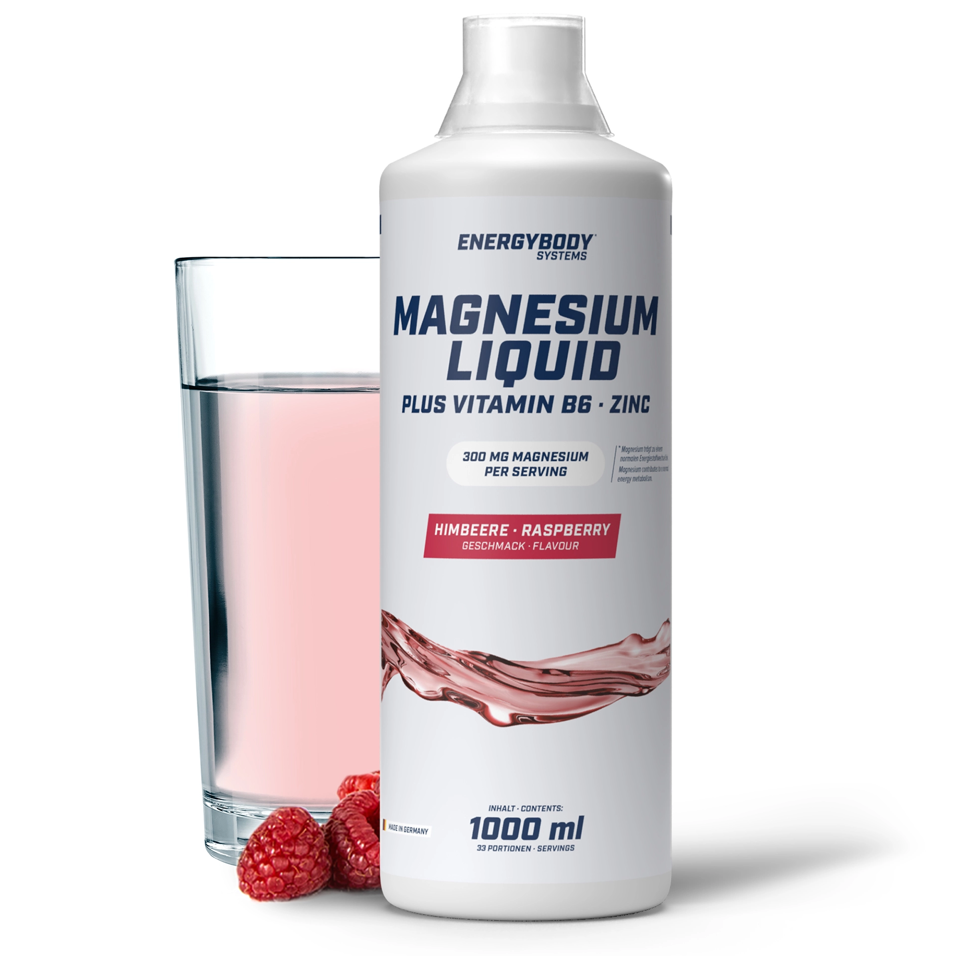 Magneziu lichid, aroma de Zmeura, 1 litru, Way Better