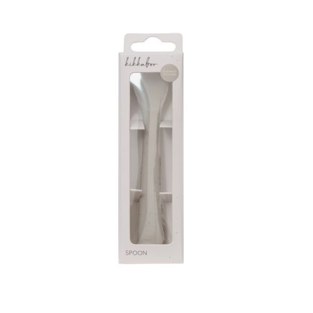 Lingurita din silicon pentru primele mese ale bebelusului Platinum, Sand, 6 luni+, Kikka Boo 743374