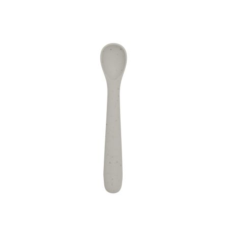 Lingurita din silicon pentru primele mese ale bebelusului Platinum, Sand, 6 luni+, Kikka Boo 743375